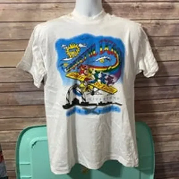 1995 tour shirt Grateful Dead dancing bear t-shirt Large Single stitch